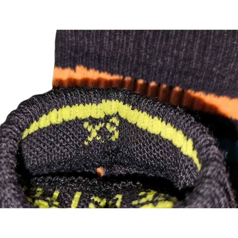 10 Pair Lot Bombas Crew Socks Kids XS Black Honeycomb Arch Support Tab